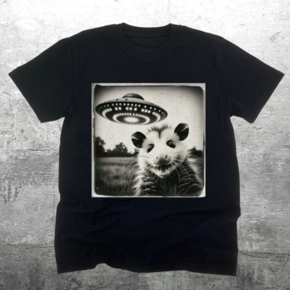 Funny Possum Shirt Opossum Selfie Picture Shirt